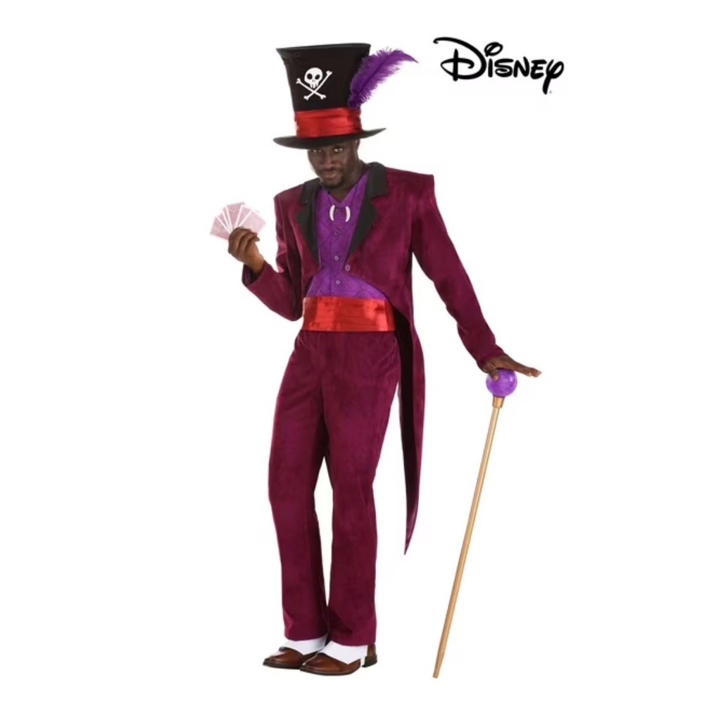 Disney Dr Facilier Princess and the Frog Halloween Costume Jacket Mens 3X